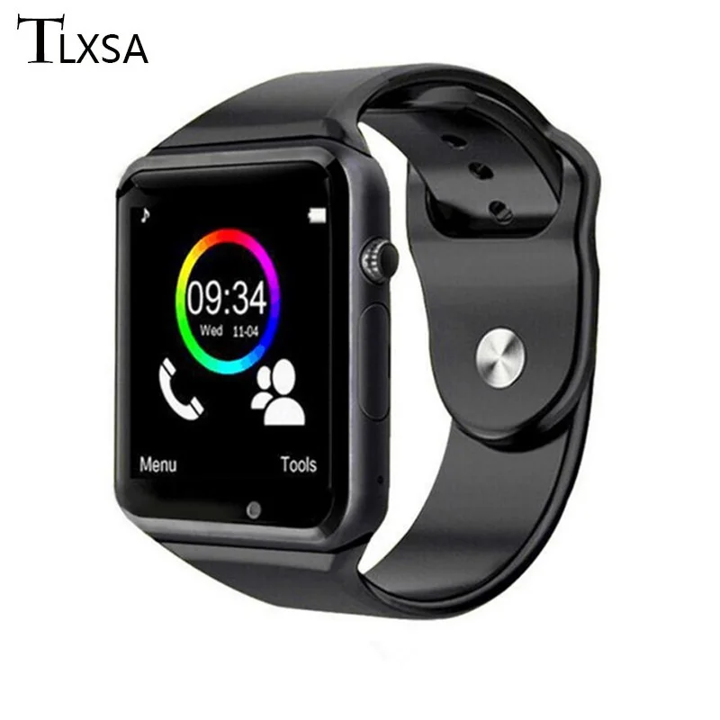 

Original WristWatch Dial Call Push Message Bluetooth Smart Watch Sport Pedometer With SIM Camera For Xiaomi Huawei Android Phone