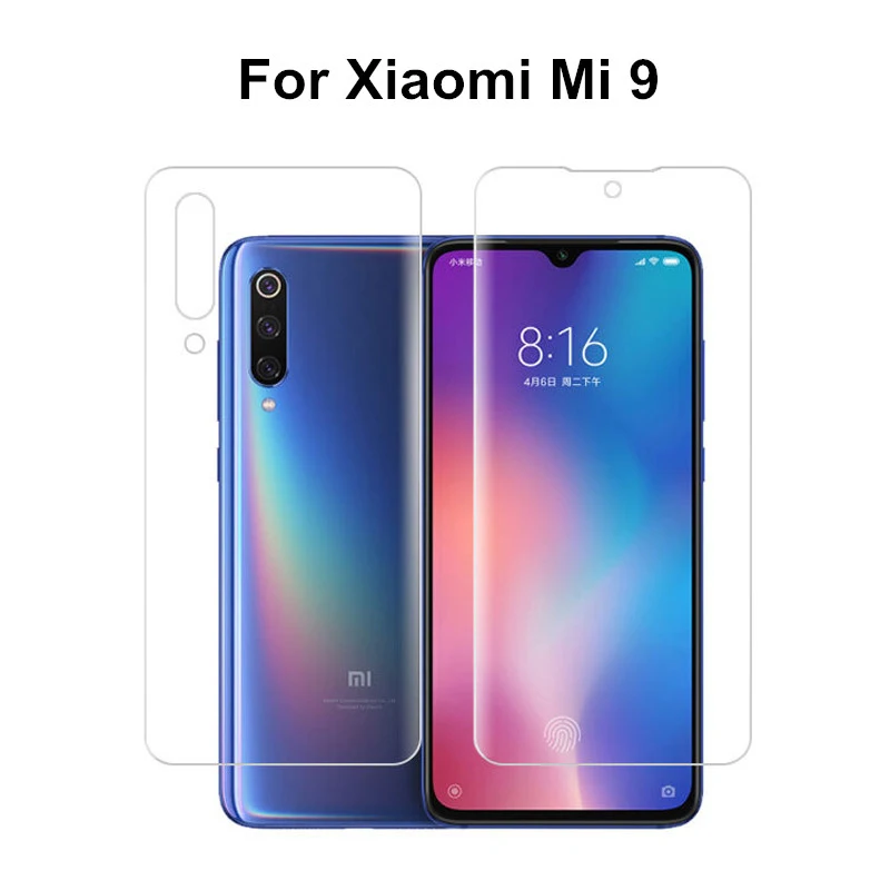 

Ultra-thin Transparent Front Back Full Cover Soft Hydrogel Film For Xiaomi Mi 9 Mi9 SE Screen Protector Soft Protective Film