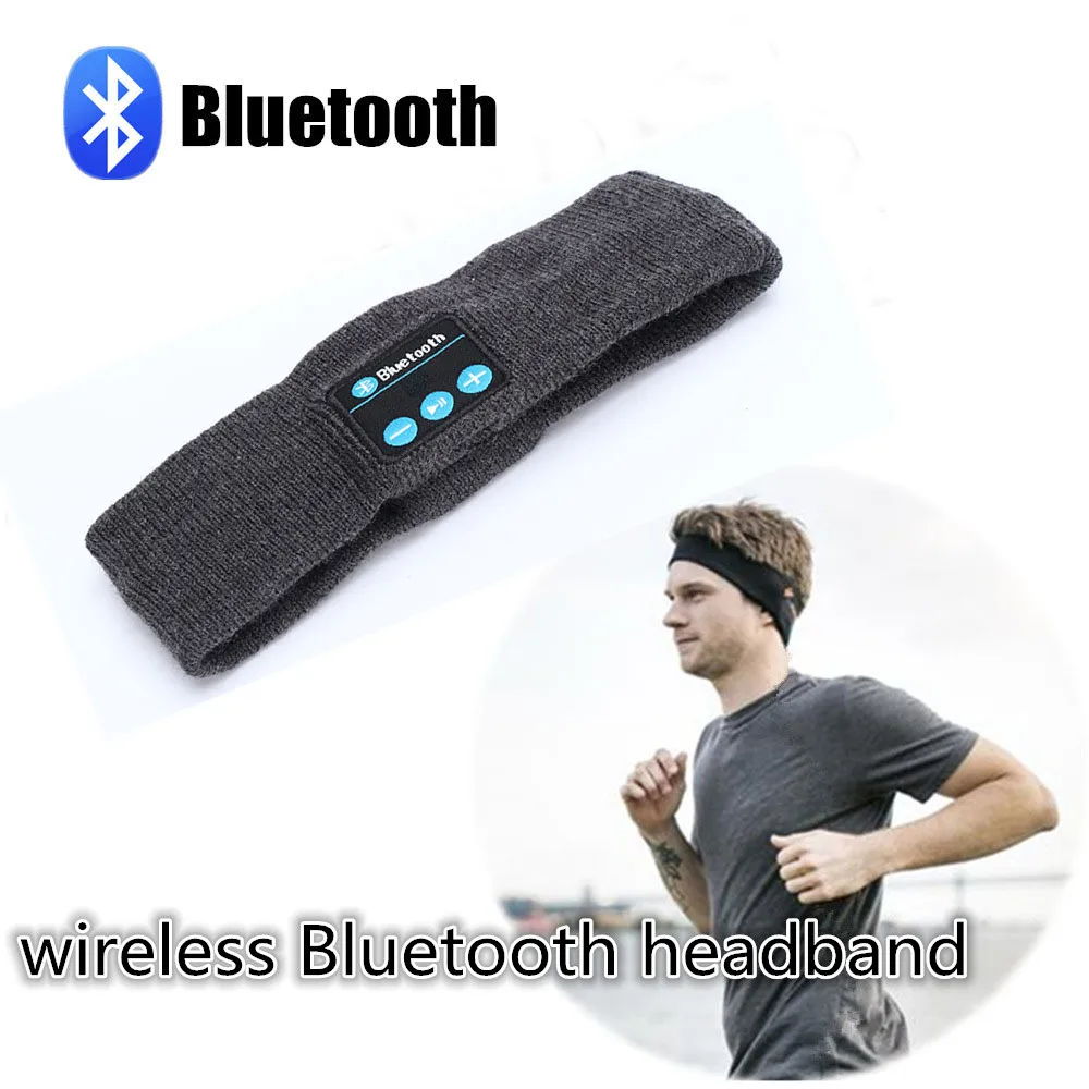 Wireless Bluetooth Music Headband Magic Earphone MIC Hat Man Women Hands-free Sports Phone Call Answer Ears-free Headwear | Электроника