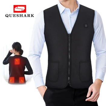 

Usb Heat Hunting Climbing Hiking Vest Heated Jacket Heating Winter Clothes Men Thermal Outdoor Sleeveless Skiing Snowboard Vest