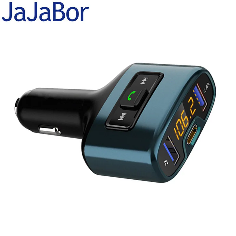 JaJaBor громкой связи Bluetooth автомобильный комплект fm-передатчик Автомобильный