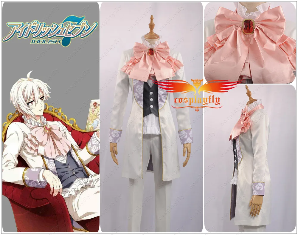 IDOLiSH7 триггер Kujo Tenn& Yaotome Gaku& Tsunashi Ryunosuke [DAYBREAK INTERLUDE/Garden Teahouse] Косплей Костюм для взрослых униформа - Цвет: Male Kujo White