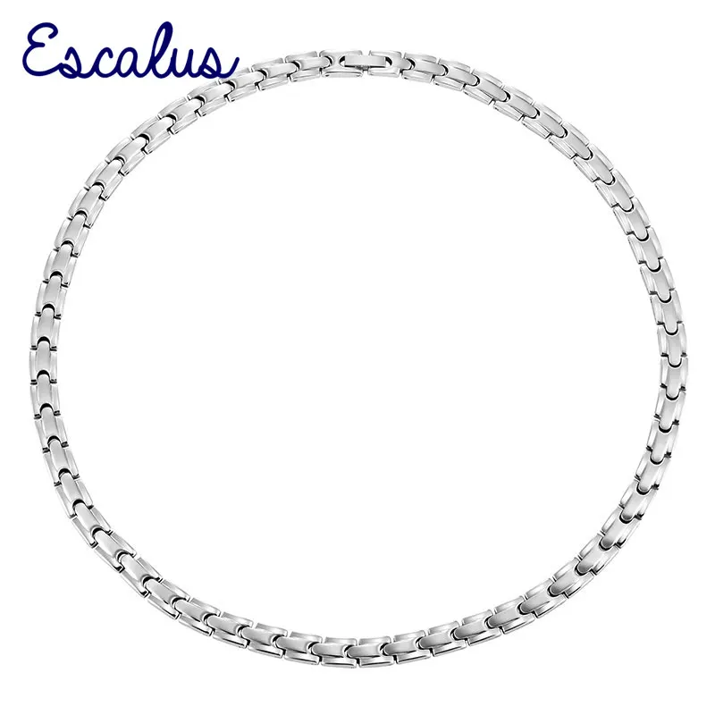 Escalus 4in1 Women Necklace All Silver Color 316L
