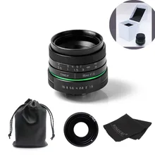Зеленый круг 35 мм объектив камеры видеонаблюдения для sony NEX nex c-кольцо адаптер+ сумка+ большая коробка++ подарок
