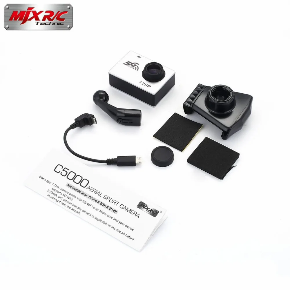 

C5000 C6000 Aerial Sport Camera Supports 5G WIFI Waterproof Drone Quadcopter Aircraft For MJX B3H B3Pro B10H AVI Video Format