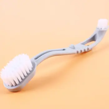 

New Multifunction Double Headed Long handled Shoes Brush Bristles Double Sided Cleaning Brush Shoes Brush Home Cleaning