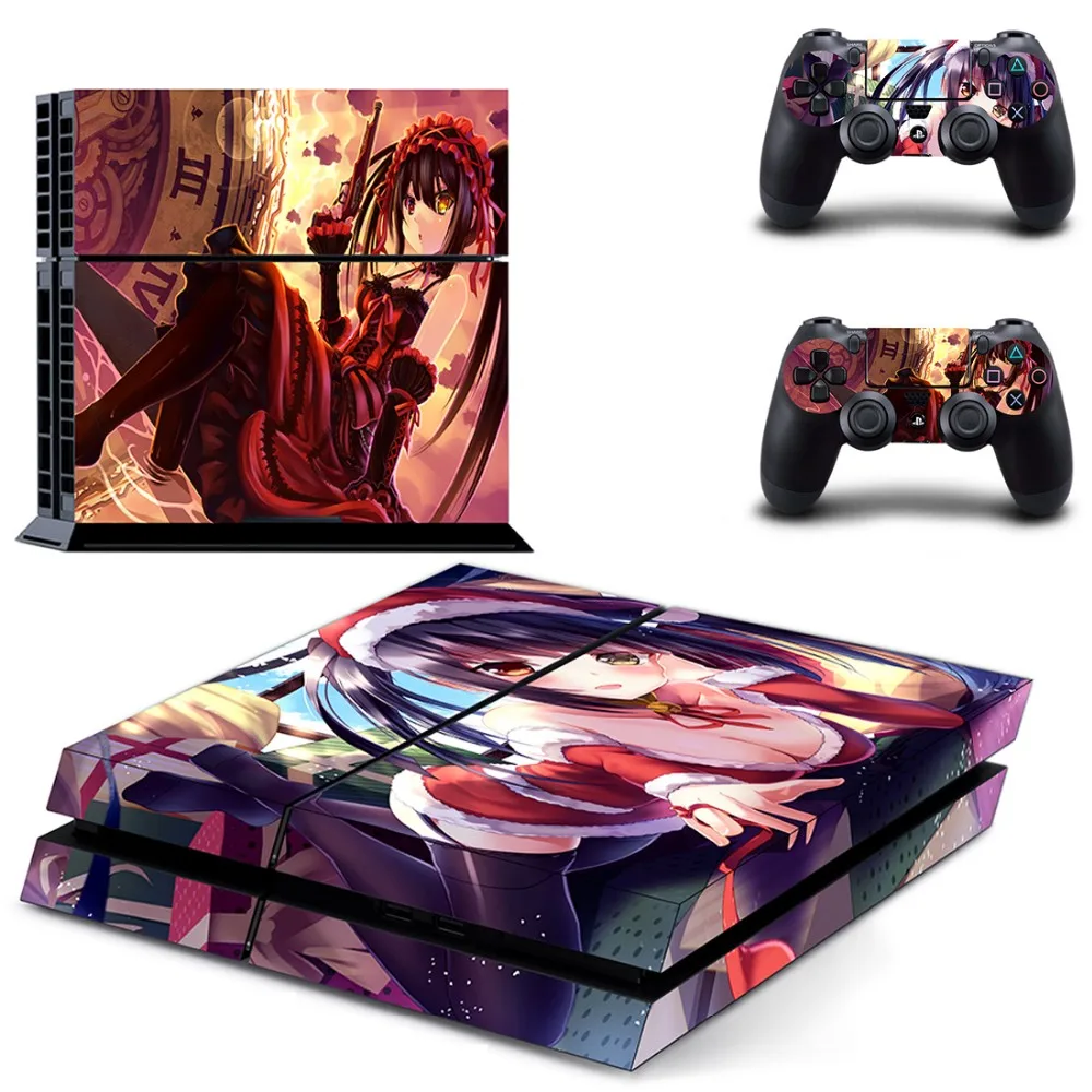 Cute Anime Girl PS4 Skins For Playstation 4 Controller ...