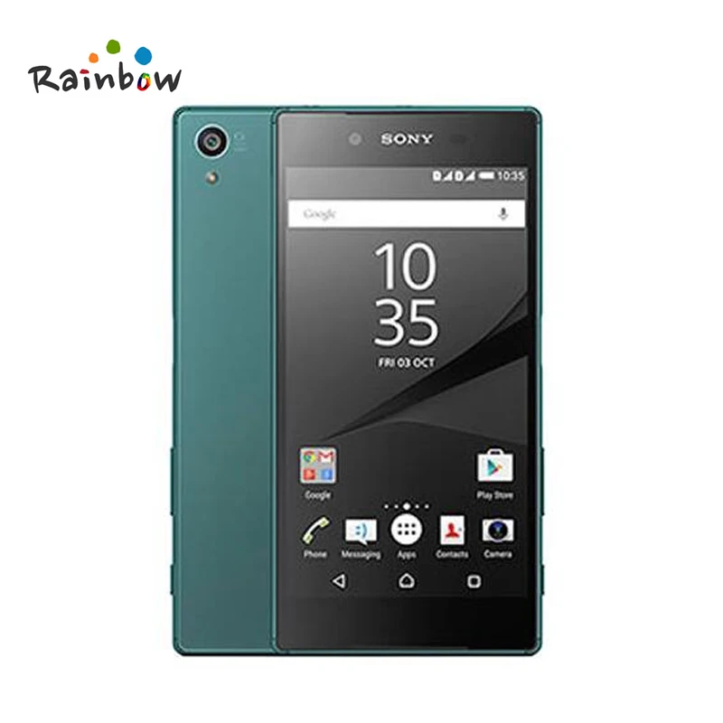 Разблокированный мобильный телефон sony Xperia Z5 E6653 GSM WCDMA 4G LTE Android Octa Core ram 3 ГБ rom 32 ГБ 5,2 дюйма камера 23 МП