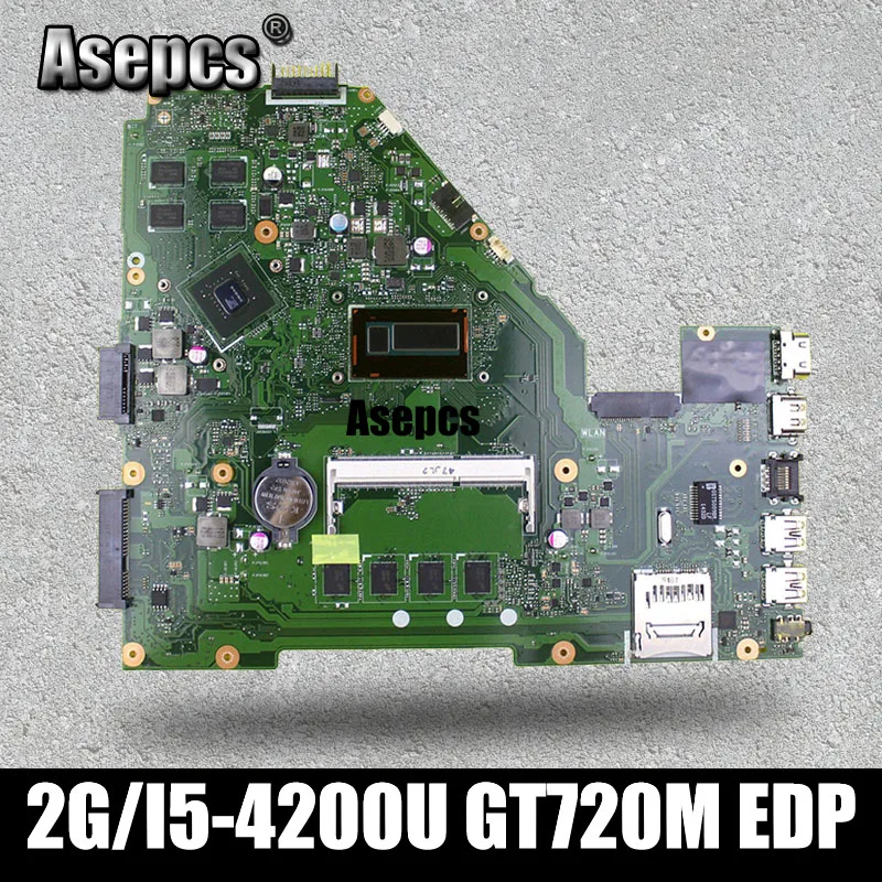 Asepcs X550LC материнская плата для ноутбука For Asus X550LD A550L Y581L W518L X550LN тест оригинальная