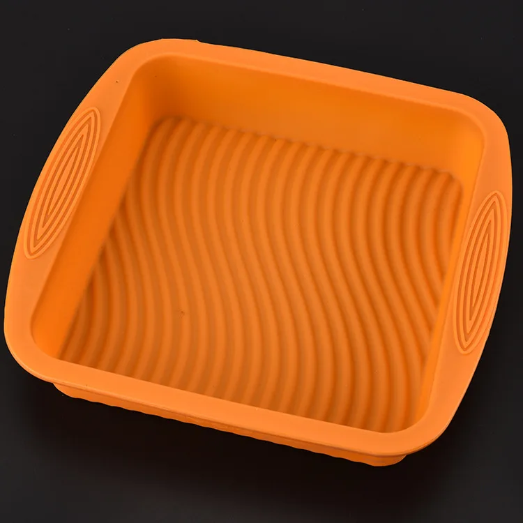 Bake Bread Kitchen Baking Square Silicone Mold Cake Pan Bakeware Bread