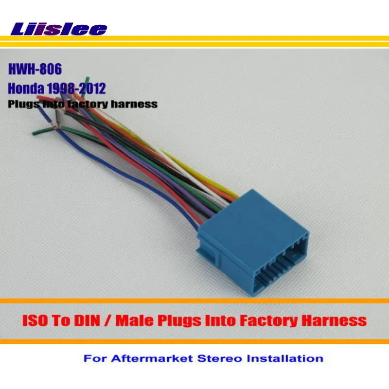 Per Honda Accord/Civic/Crv/Element/Insight Car Radio Harness Cable Adapter Kit Di Installazione Stereo Aftermarket