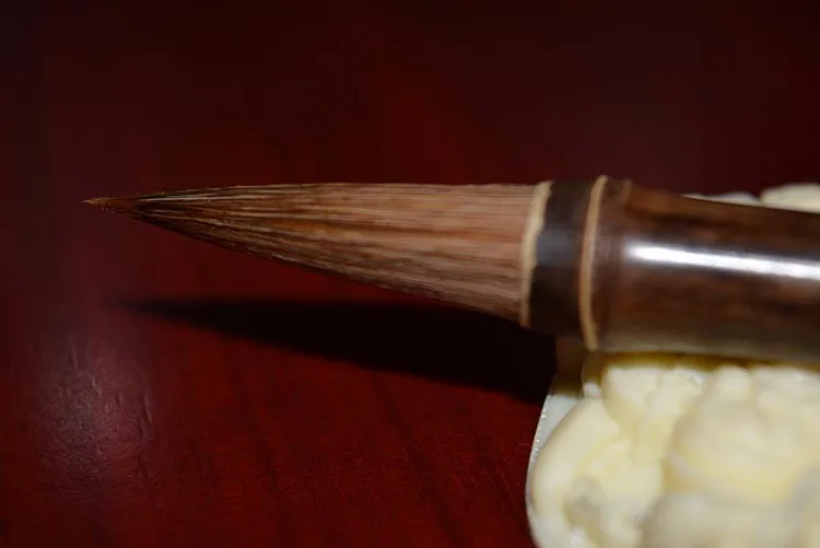 Китайская живопись кистью натуральный бамбук полюс конский волос сценариев курсивом каллиграфия кисть Professional Pen Картина