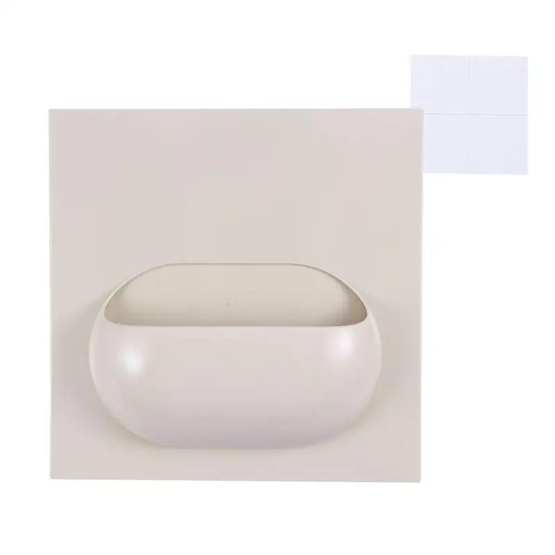 

1 PC Seamless Paste Toothbrush Holder Modern Wall Hanging Storage Shelf Durable Bathroom Accessories Home Hotel Decor