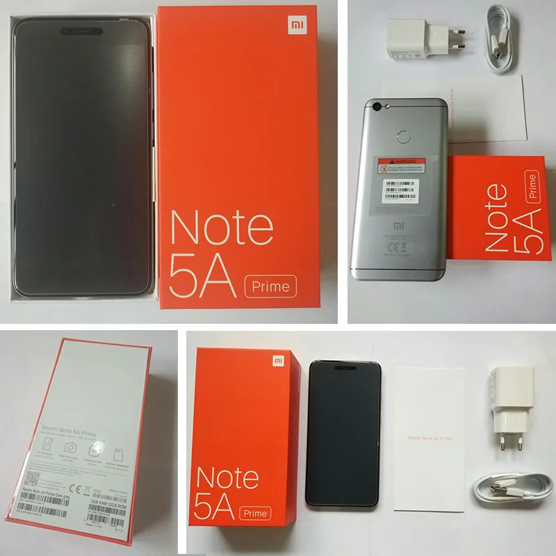 Глобальная версия Xiaomi Redmi Note 5A премьер 5 3 ГБ 32 мобильного телефона Восьмиядерный