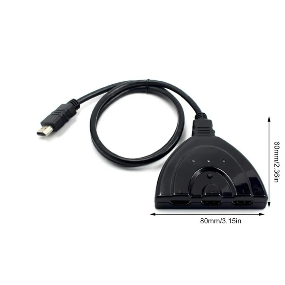 Hd ТВ адаптер 3 порта Hdmi мульти дисплей Авто Переключатель концентратор 4K разветвитель 1080P кабель Hd ТВ адаптер
