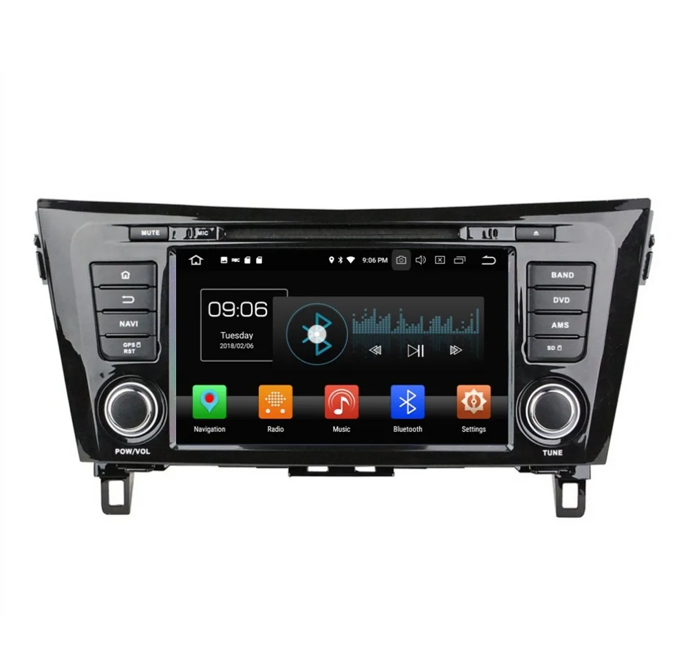 Discount 4GB RAM Octa Core 8" Android 8.0 Car Radio DVD Player for Nissan QashQai X-Trail 2014 2015 2016 GPS Bluetooth 4G WIFI 32GB ROM 3