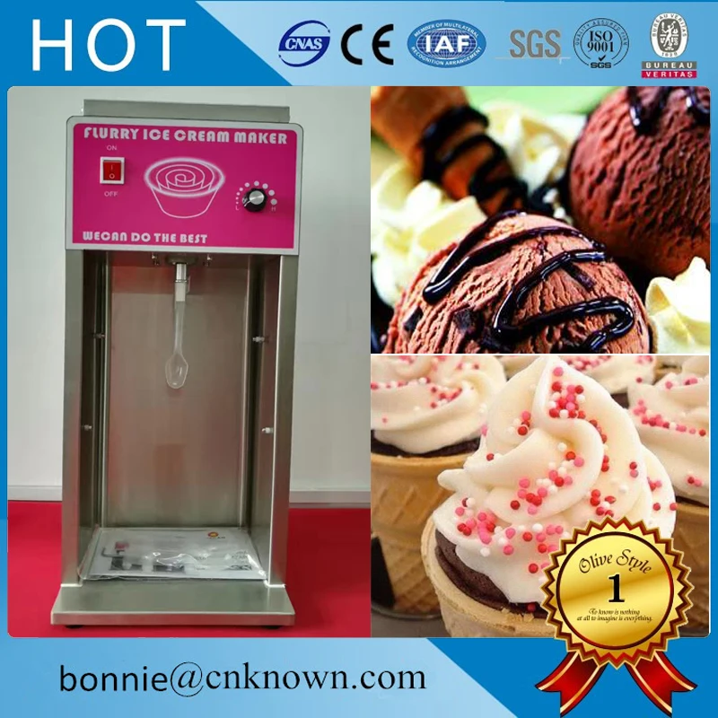 Constant speed yogurt Ice cream shaker Buzzar blender mixer flurry ice