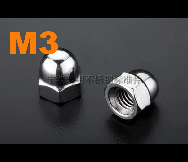 Stainless Steel Dome Head Cap Acorn Hex Nuts 1/4 Inch - 20 - Cap Nut And Nut