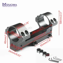 Крепление для прицела Винтовки " 25,4 мм 30 мм двойные кольца 11 мм ласточкин хвост Вивер рейка адаптер с Стоп-штифт виндаж высота регулируемое крепление