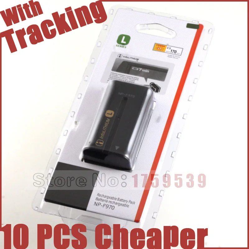 NP-F970 NP F970 F770 F570 F930 Battery for SONY MC1500C 190P 198P F950 MC1000C HD1000C V1C Z5C Z7C PD198P 150P LED