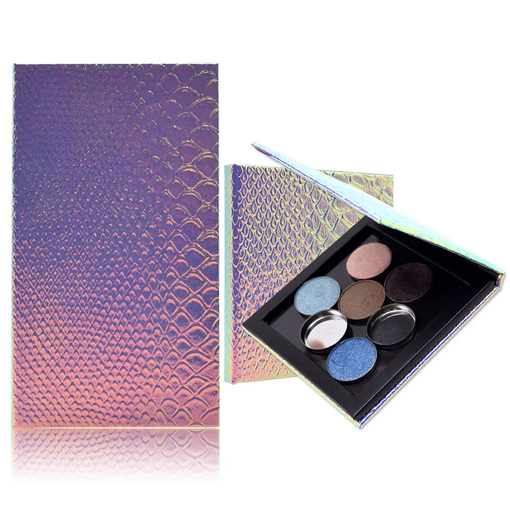 Fish scale Empty Eyeshadow Palette Case DIY Easy Carry Blusher