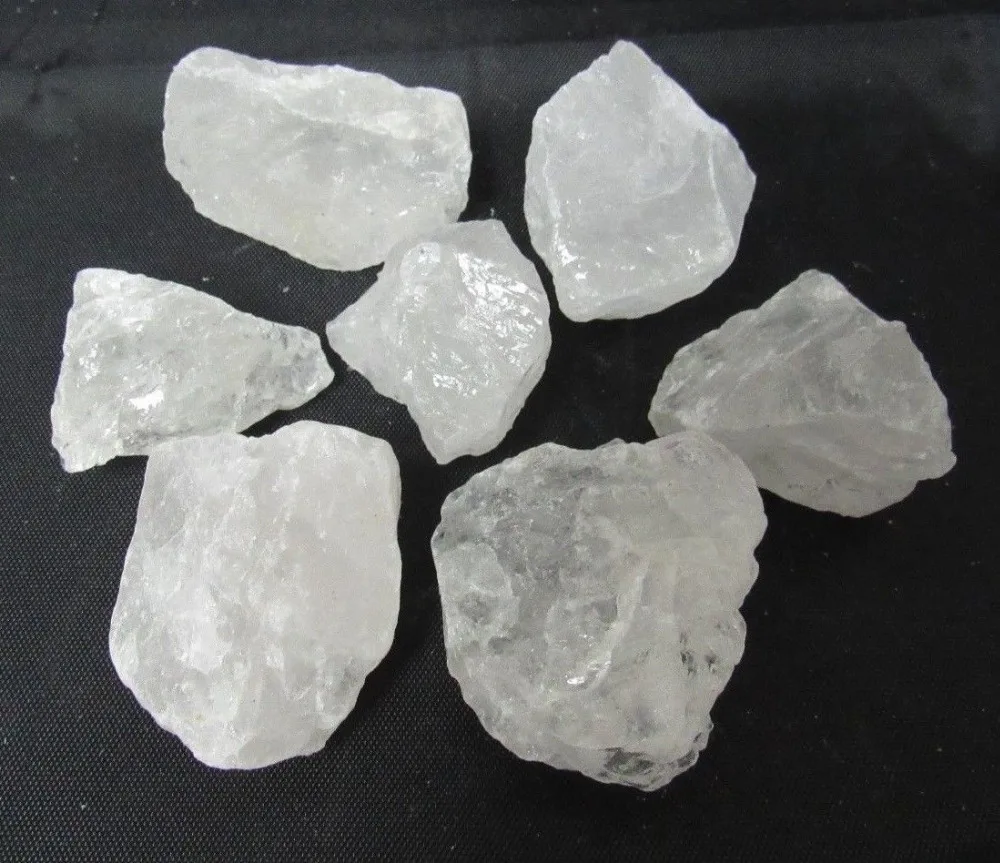 Rough Clear Quartz Stones 1/2 lb Lot Crystals in Stones from Home