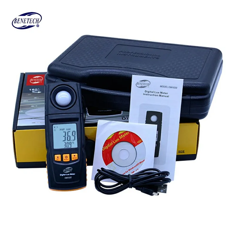 Digital Lux Light Meter GM1020 Light Measuring Instrument Tester Gauge