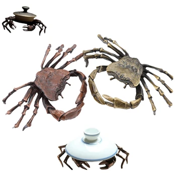 

Iron Pot Accessories Ant Crab Covered Lid Dragging Metal Tea Accessories General Kung Fu Tea Set Home Tools Pot Accessories