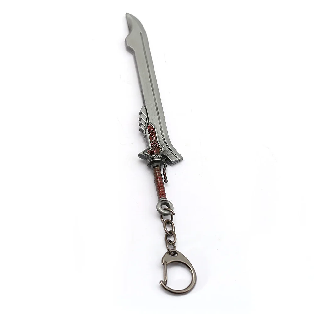 

HSIC Game Devil May Cry 5 Keychain Metal Pendant 12cm Nero Red Queen Keyring Holder Sleutelhanger llaveros Men Jewelry HC13008