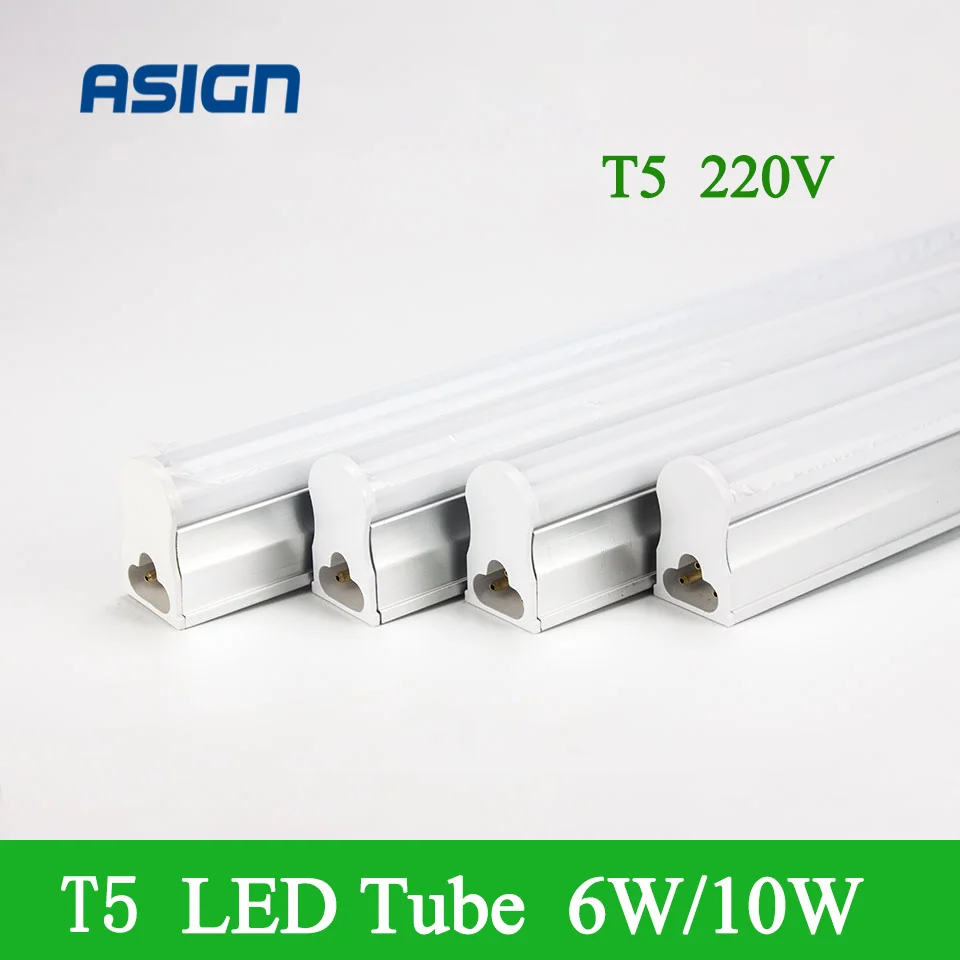 T5 LED tubo de 30 CM 60 CM 220 V ~ 240 V LED tubo fluorescente led tubos de bombillas t5 6 W 10 W blanco cálido luz Lampara ampolla de PVC de plástico 2835 T5 LED tubo de 30 CM 60 CM 220 V ~ 240 V LED tubo fluorescente led tubos de bombillas t5 6 W 10 W blanco cálido luz Lampara ampolla de PVC de plástico 2835