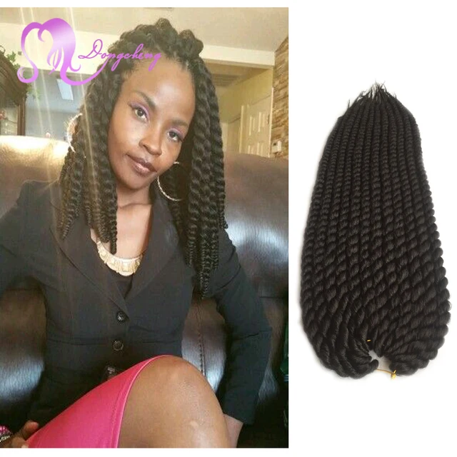 Pre Twisted Crochet Braiding Hair Havana Mambo Twist Braids Pre Twisted Crochet Braiding Hair Havana Mambo Twist Braids Afro Marley Braid 12
