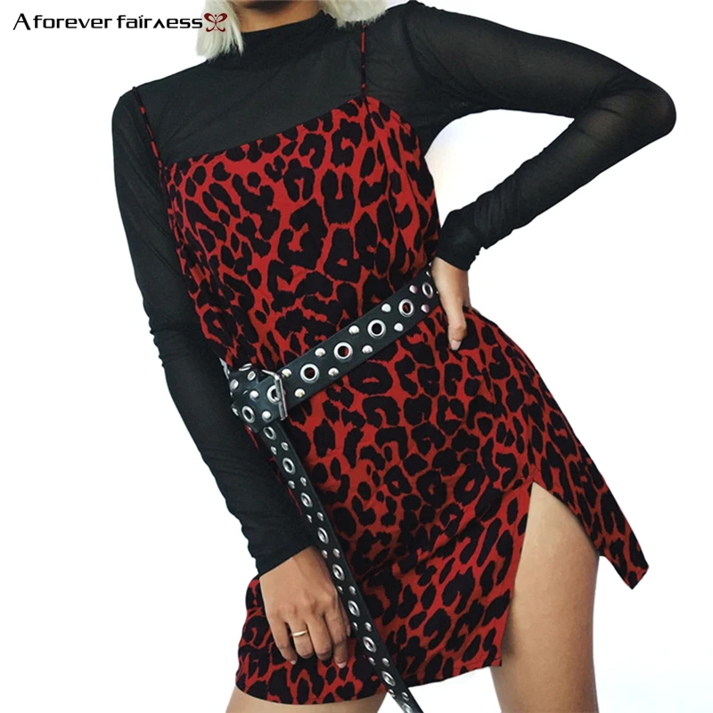 A Forever Spirng Summer Women Mini Dress Sexy Backless Hem Split Club Spaghetti Strap Print Leopard Short Dress M-1050 A Forever Spirng Summer Women Mini Dress Sexy Backless Hem Split Club Spaghetti Strap Print Leopard Short Dress M-1050