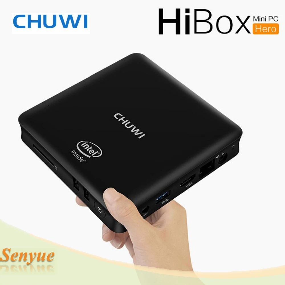 Lowest Price CHUWI HiBox Smart Mini PC 4G 64G Quad Core Intel x5-Z8350 64bit Android 5.1 + Window 10 Dual OS 2.4G/5G Dual Band WiFi BT 4.0 Lowest Price CHUWI HiBox Smart Mini PC 4G 64G Quad Core Intel x5-Z8350 64bit Android 5.1 + Window 10 Dual OS 2.4G/5G Dual Band WiFi BT 4.0
