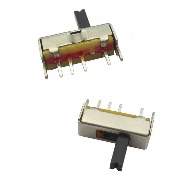 Special Offers 50 PCS SS13D07 Slide Switch 1P3T 4Pin W/ Handle 6mm 3 position f DIY Electronic