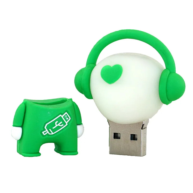 Высокоскоростные забавные мультяшные музыкальные игрушки USB флеш-накопители USB 2,0 флеш-накопитель 32 ГБ/16 ГБ/8 ГБ/4 ГБ флеш-накопители Mini U Disk Flash