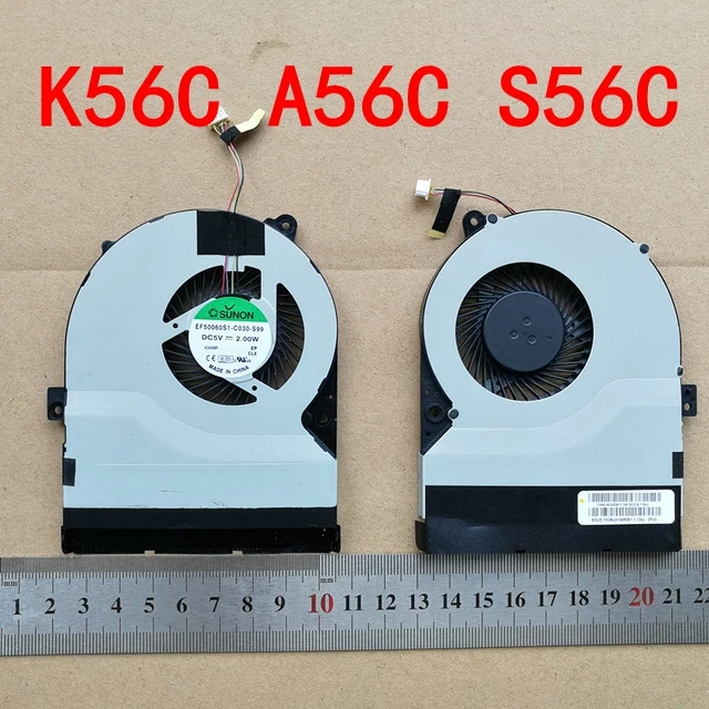 Для Asus K56C K56CM K56CB S550C A56C S56C X53S K53E K53S A53S K53SJ K53SV Вентилятор охлаждения радиатора ноутбука Процессор радиатор - Цвет лезвия: S550C S56C fan