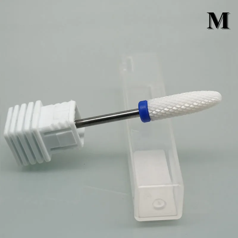 Высокое качество meduim керамические сверла пламени для ногтей электрическая для маникюра ногтей Педикюр резак машина инструменты