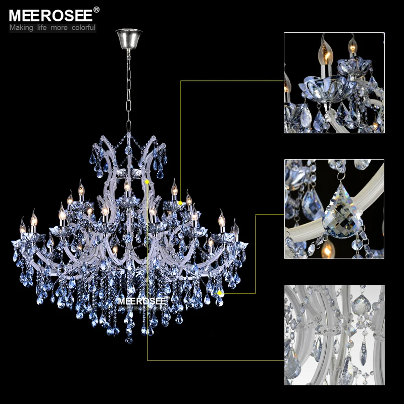 Maria Theresa Crystal Chandelier Light Fixture Hanging Lamp Large Lustres Chandelier Luminaires Lighting D1200mm H1000mm images - 6