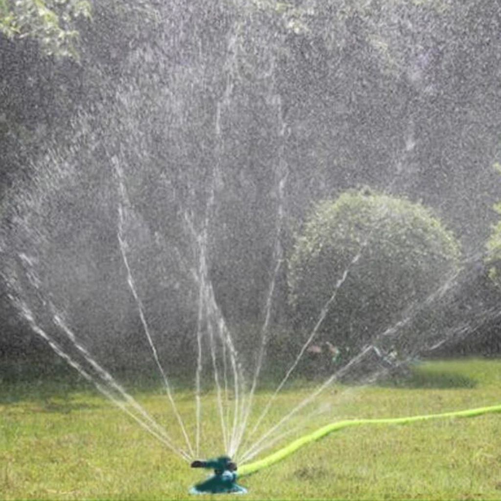 Lawn Sprinkler, Automatic 360 Degree Rotating Garden Water Sprinklers Lawn Irrigation System Pipe Hose Garden Tools