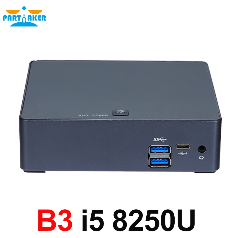 

8th Gen Intel Core i5 8250U Quad Core 8 Threads Nuc Mini PC UHD Graphics 620 DDR4 5G AC Wifi 4K HTPC Win 10 Partaker