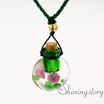 

aromatherapy inhaler venetian glass perfume pendant diffuser