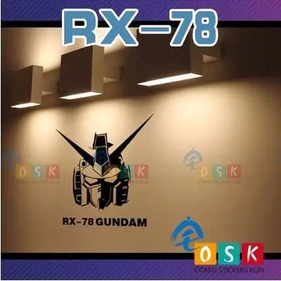 Pegatina аниме семян RX-78 GUNDAM Виниловые наклейки стены Наклейка Декор дома декоративные мультфильм