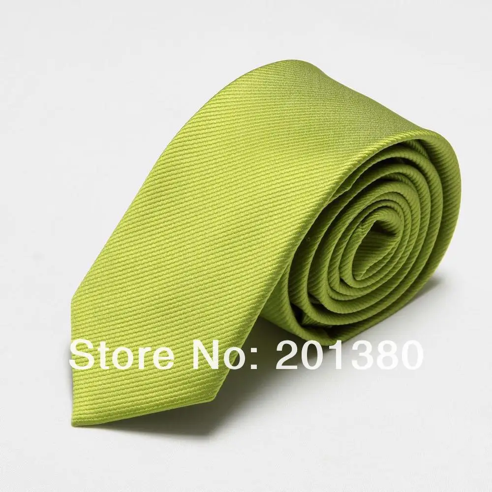 Men Wedding Tie Narrow Slim 6cm width 19 colors