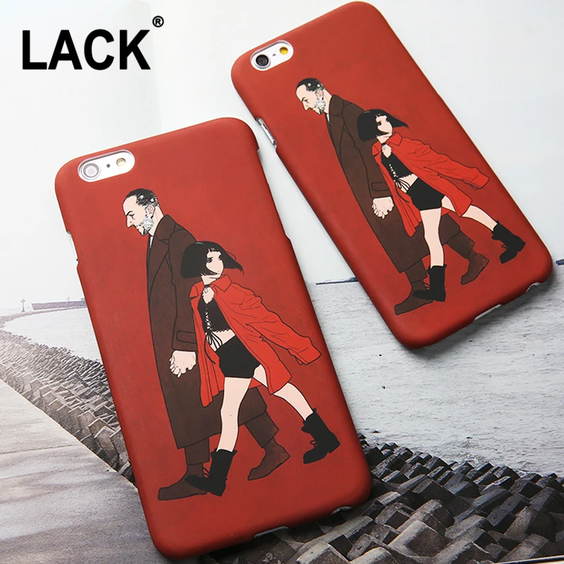 Leon The Professional Case For iphone 6 Case For iphone 6S 6 Plus 5 5S Cartoon Hard Cover Movie Pattern Mathilda Phone Cases HOT