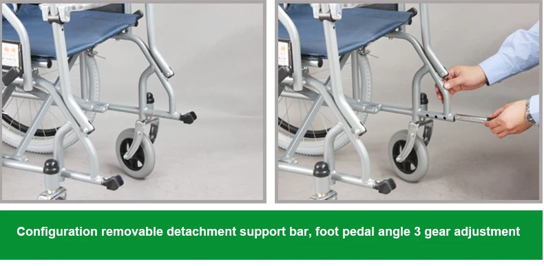 Лучшая цена складывающаяся спинка портативная инвалидная коляска конкурентоспособная цена и высокое качество сталь ручная инвалидная коляска медицинская CE FDA одобрено
