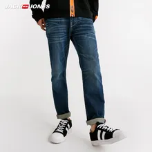 JackJones, мужские облегающие Стрейчевые укороченные джинсы, джинсовые брюки длиной до щиколотки, мужская одежда 218332603