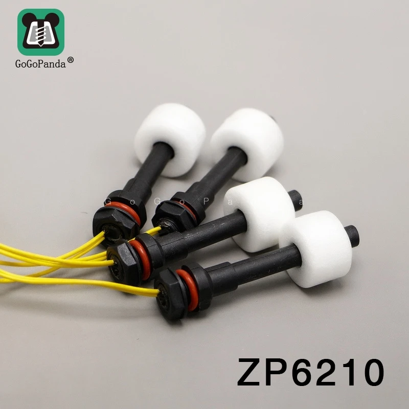

Free Shipping ZP6210 5Pcs M10*62mm 100V 220V Float Switch Mini Type Poly Propy Water Level Liquid Sensor Normal Close NC