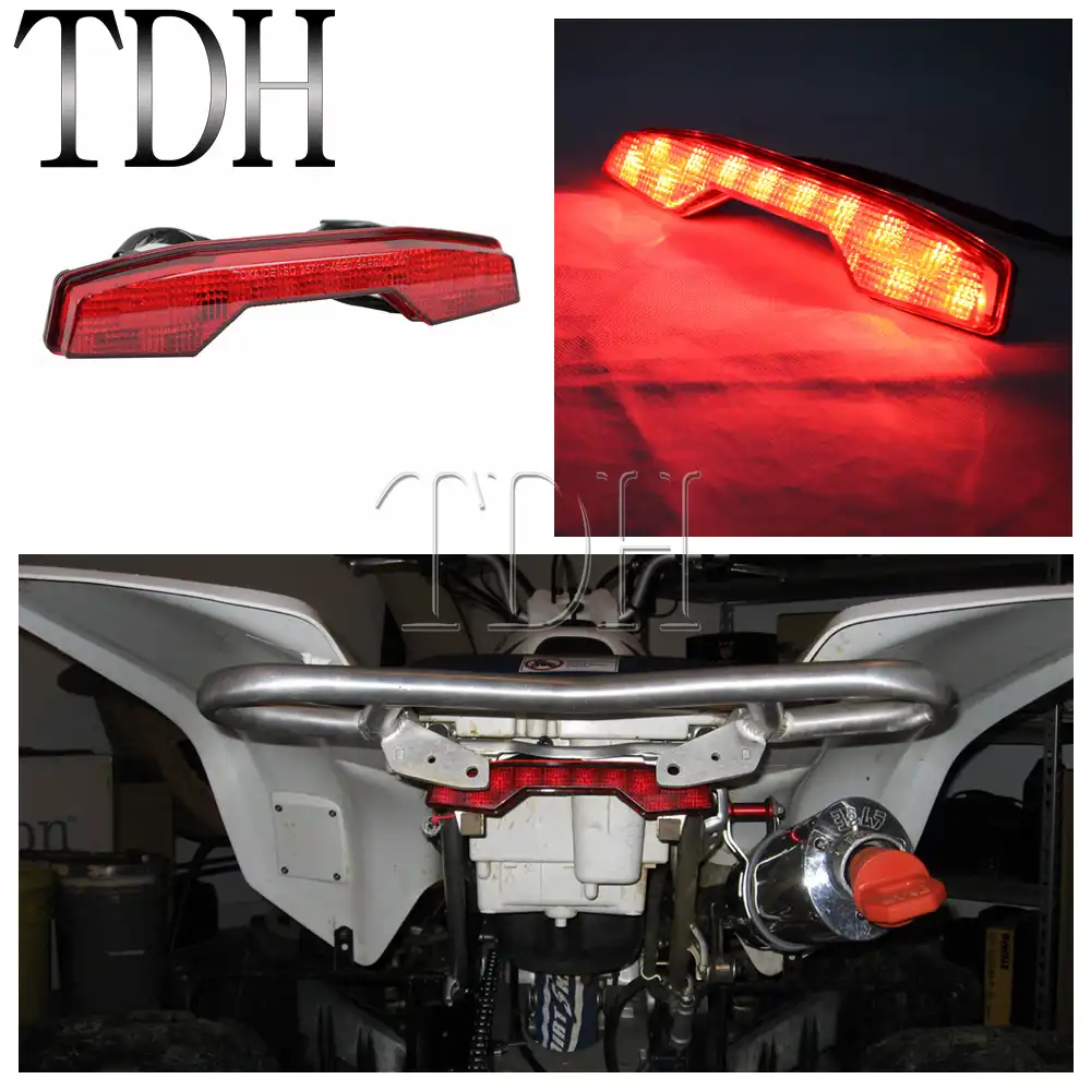 Red LED ATV Quadsport Taillights Brake Stop Light Rear Lamp for Suzuki  LTR450 LTR 450 All