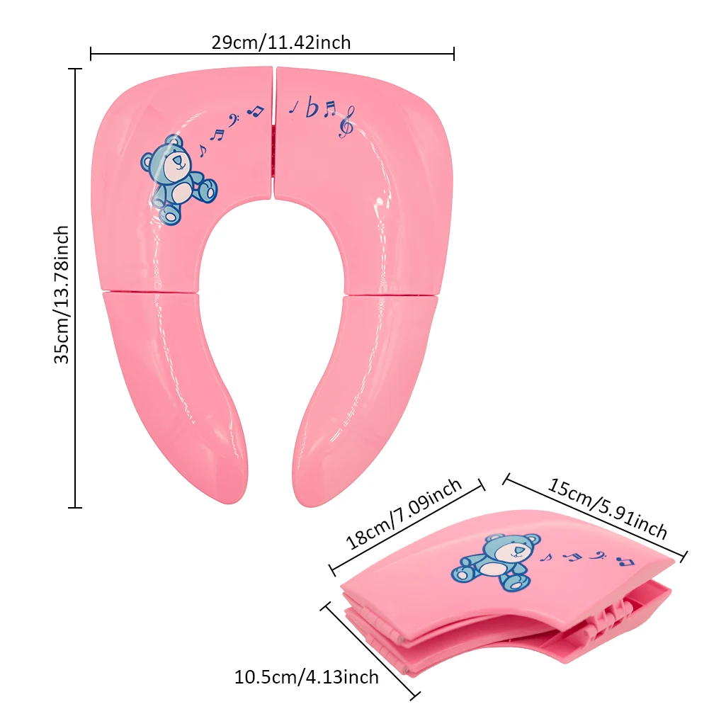 BabyFoldable дорожный горшок сиденья туалет сиденье подготовки детей писсуар подушка дети горшок стул Pad/коврик