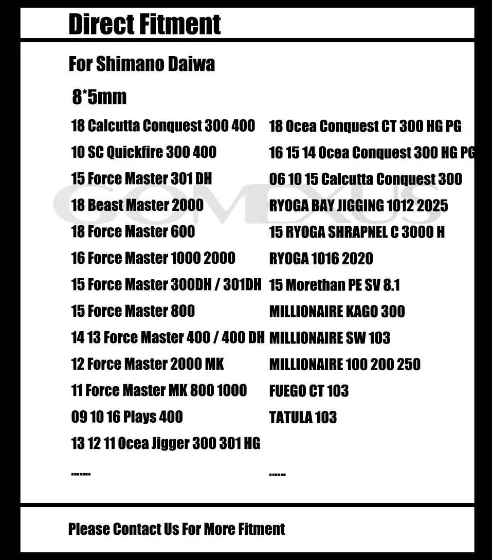 Ручка катушки Gomexus для Shimano Calcutta Conquest Daiwa Abu Ambassadeur C3 круглая Катушка 8*5 мм ручка 75 мм как описание